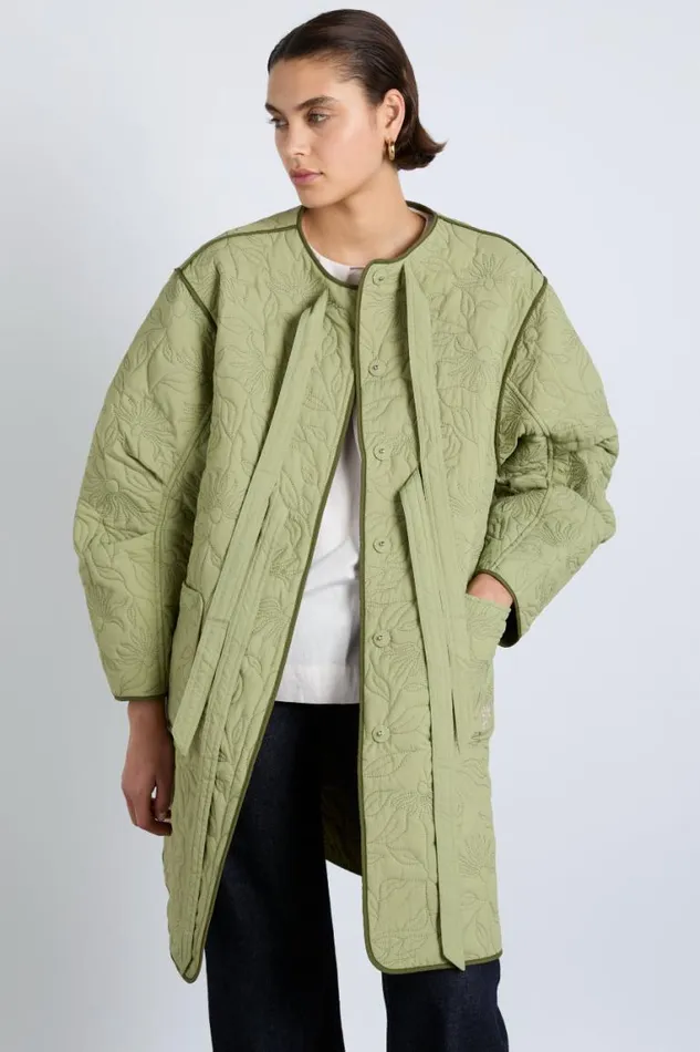 Women Damson Madder Jackets and Coats Valentine Jacket 8211 Green