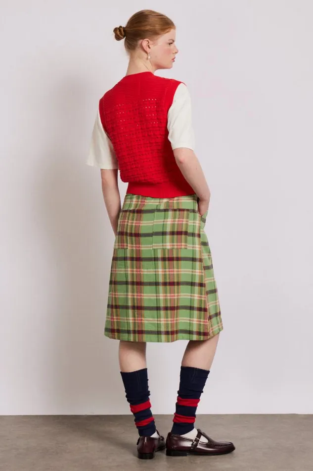 Women Damson Madder Knitwear Aggie Knitted Tank 8211 Red