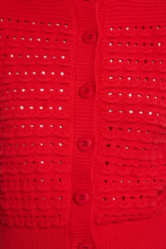 Women Damson Madder Knitwear Aggie Knitted Tank 8211 Red