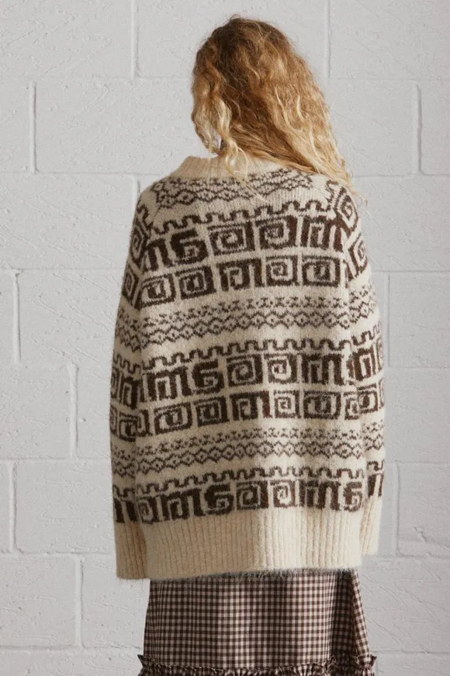 Women Damson Madder Knitwear Dickson Blouson Cardi