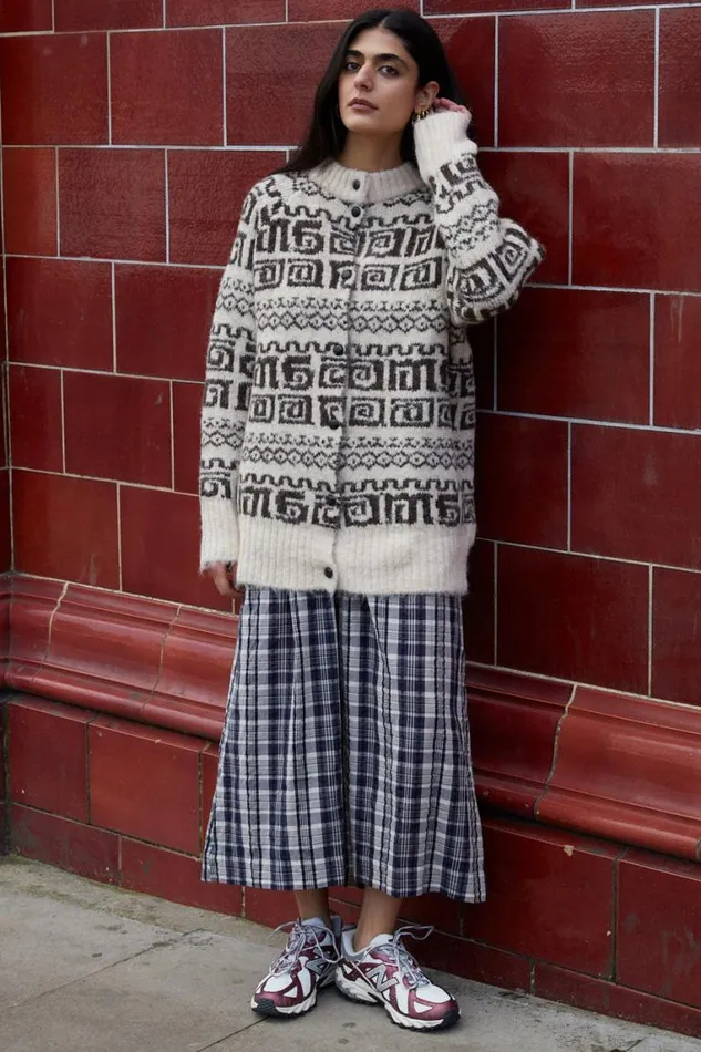 Women Damson Madder Knitwear Dickson Blouson Cardi