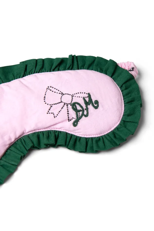 Women Damson Madder Nightwear Damson Pj Eye Mask 8211 Pink Symbols