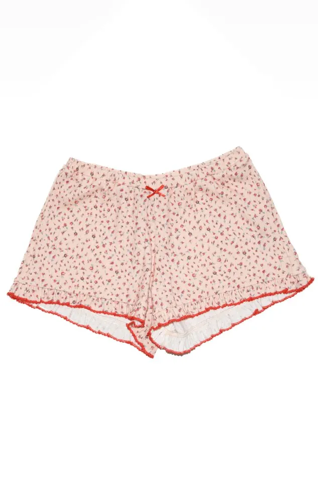 Women Damson Madder Nightwear Rose Print Short