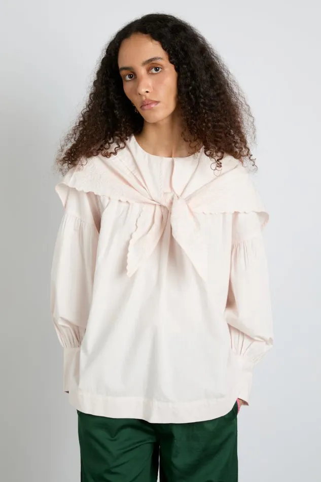 Women Damson Madder Occasion Wear Embroidered Candy Blouse 8211 Pink