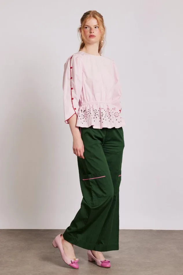 Women Damson Madder Occasion Wear Perrie Blouse