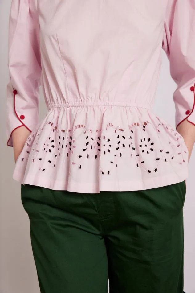 Women Damson Madder Occasion Wear Perrie Blouse