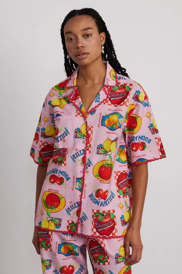 Women Damson Madder Tops Chlo Shirt 8211 Fruit Labels