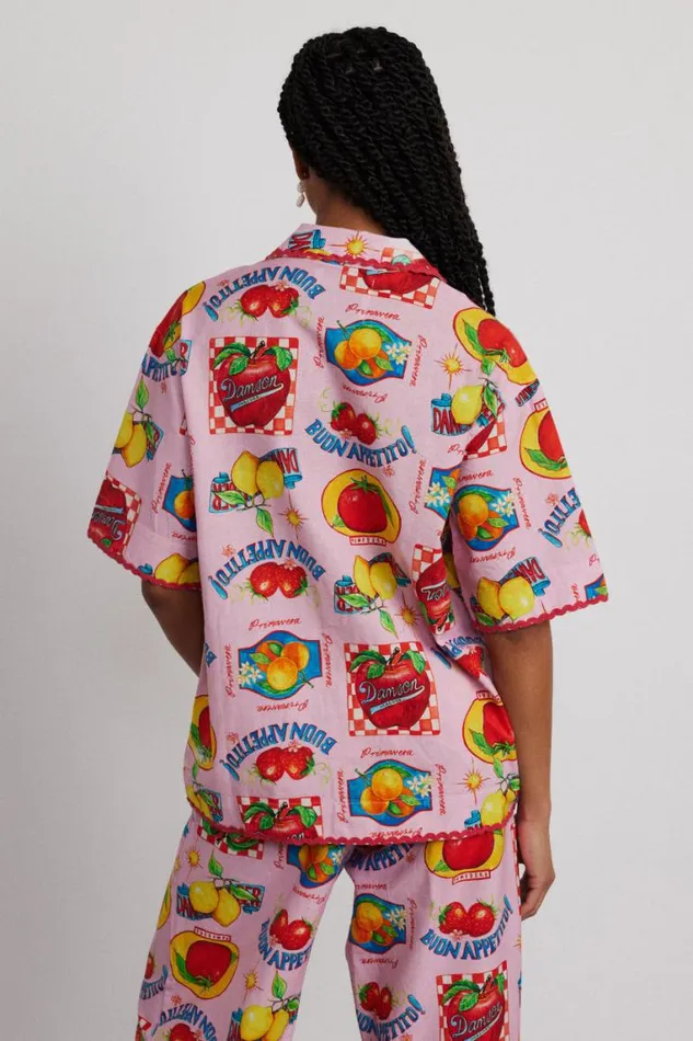 Women Damson Madder Tops Chlo Shirt 8211 Fruit Labels
