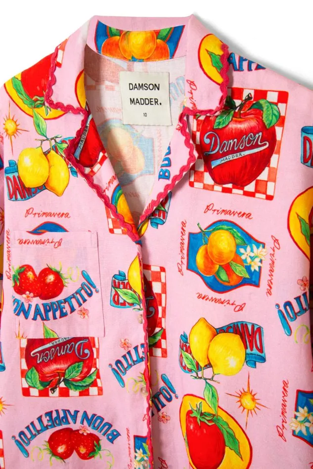 Women Damson Madder Tops Chlo Shirt 8211 Fruit Labels