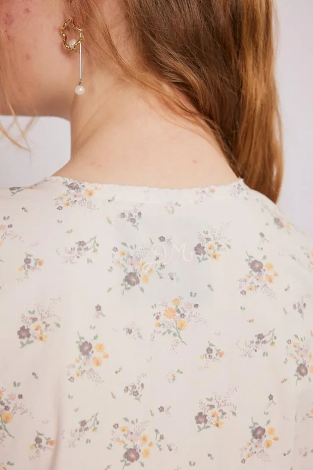 Women Damson Madder Tops Gretchen Blouse 8211 Vintage Ditsy