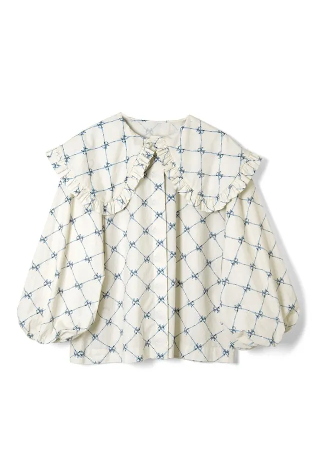 Women Damson Madder Tops Lola Blouse 8211 Bow Print