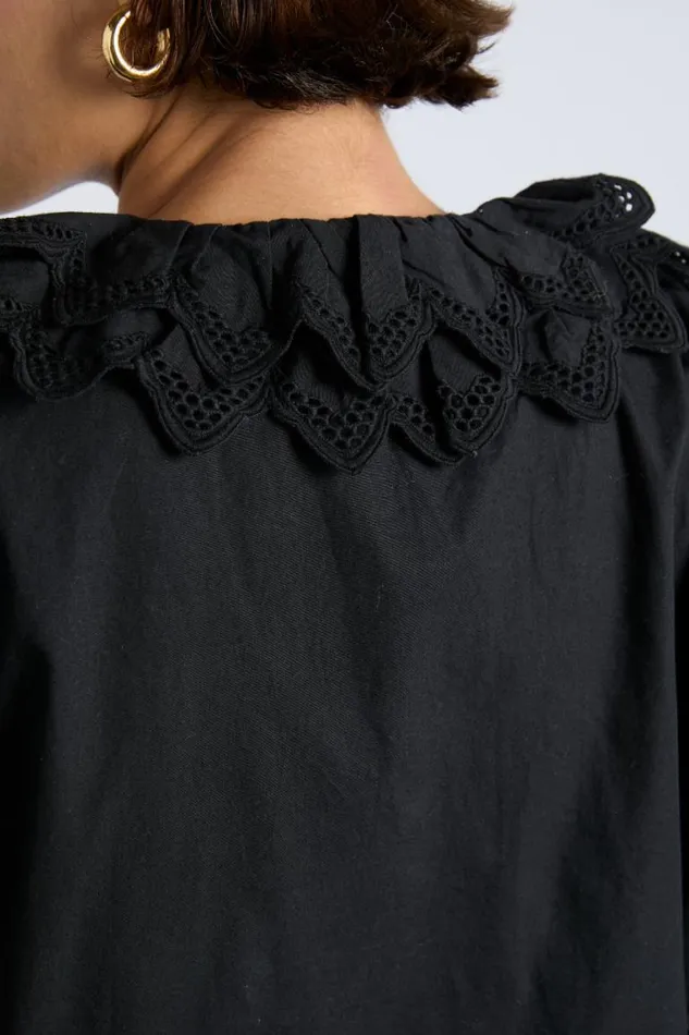 Women Damson Madder Tops Lottie Blouse 8211 Black