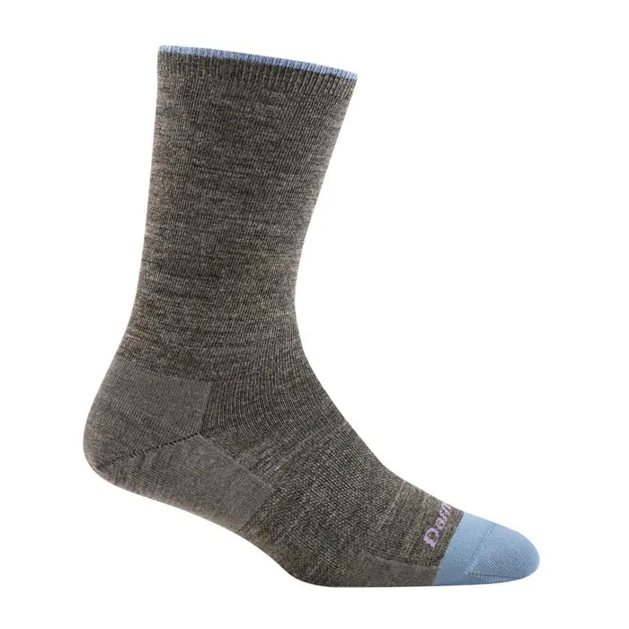 Women Darn Toughreg Womenrsquos Solid Basic Crew Socks Taupe Orvis Socks