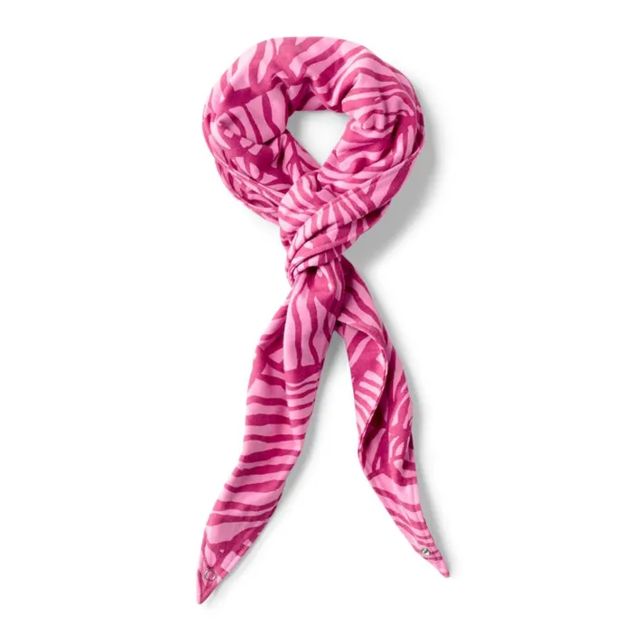 Women DriCasttrade Printed Diamond Scarf Punch Stamped Leaf Orvis Scarves and Neckwear