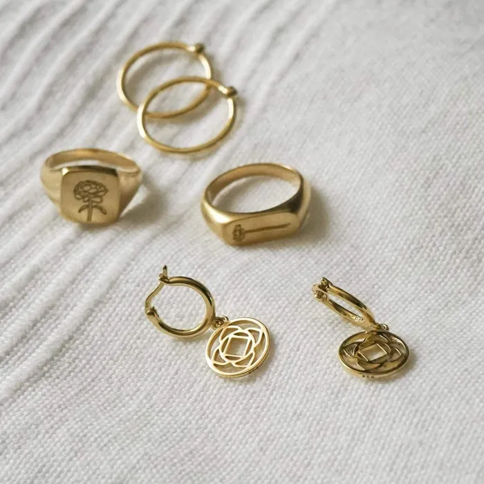 Women Drop Earrings Daisy London Jewellery Base Chakra Earrings 18Ct Gold Plate