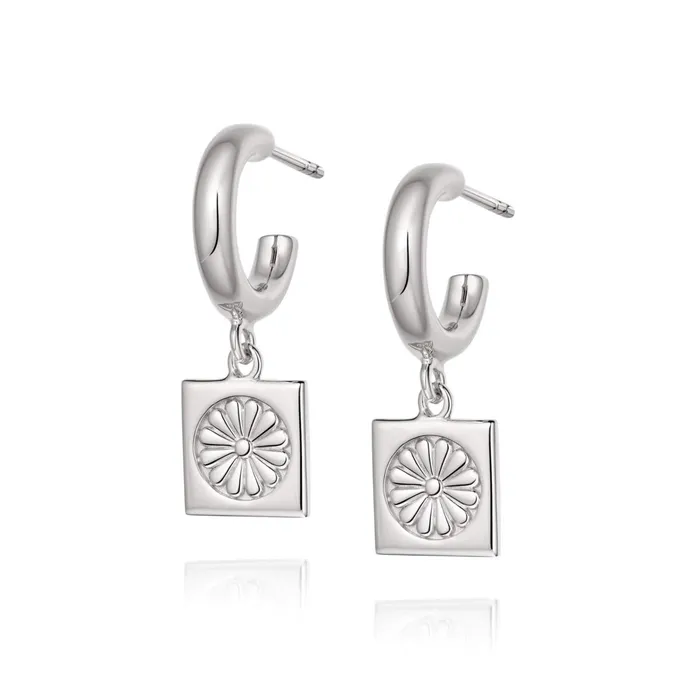 Women Drop Earrings Daisy London Jewellery Daisy Bloom Drop Earrings Sterling Silver Women Drop Earrings Daisy London Jewellery Daisy Bloom Drop Earrings Sterling Silver