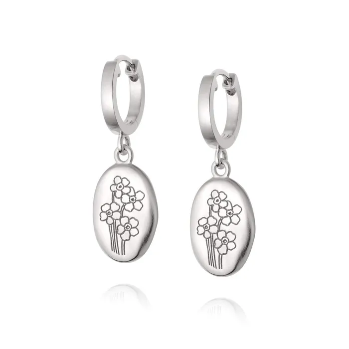 Women Drop Earrings Daisy London Jewellery Forget Me Not Drop Earrings Sterling Silver Women Drop Earrings Daisy London Jewellery Forget Me Not Drop Earrings Sterling Silver