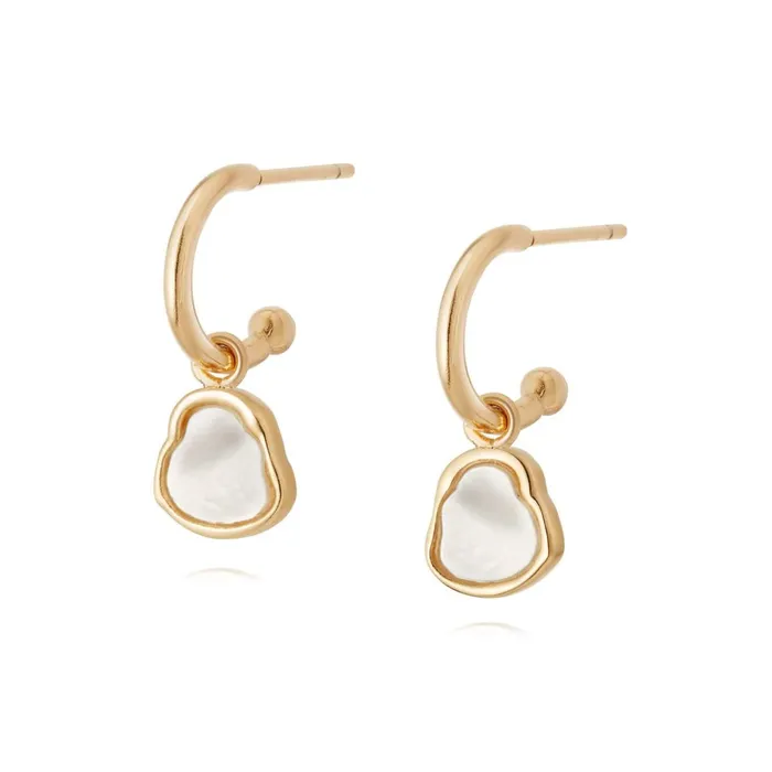 Women Drop Earrings Daisy London Jewellery Isla Mother Of Pearl Drop Earrings 18Ct Gold Plate Women Drop Earrings Daisy London Jewellery Isla Mother Of Pearl Drop Earrings 18Ct Gold Plate