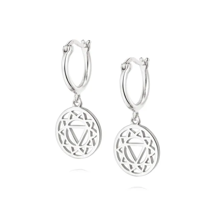 Women Drop Earrings Daisy London Jewellery Solar Plexus Chakra Earrings Silver Women Drop Earrings Daisy London Jewellery Solar Plexus Chakra Earrings Silver