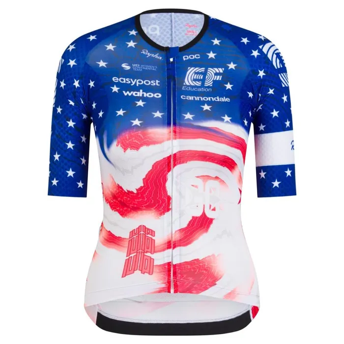 Women EF Pro Team Aero Jersey 8211 USA Multicolour Rapha Archive
