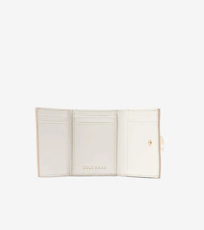 Women Essential Compact Wallet Sand Dollarivory Cole Haan Wallets and Wristlets