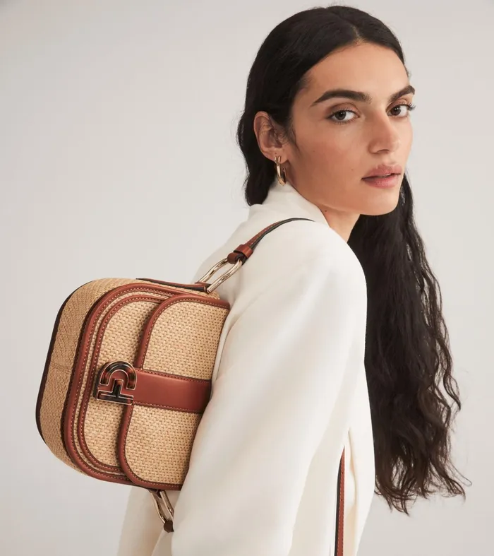 Women Essential Mini Saddle Tan Cole Haan Crossbody Bags
