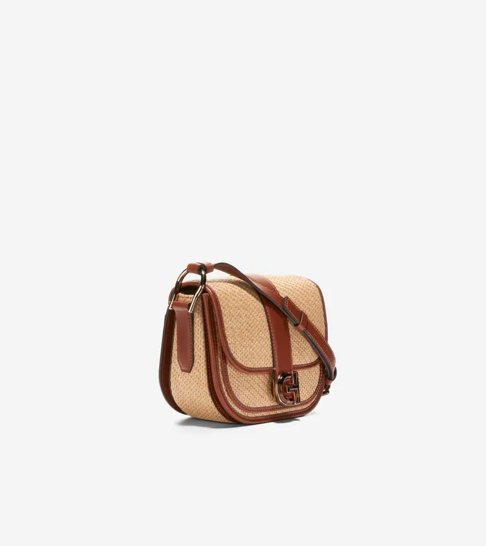 Women Essential Mini Saddle Tan Cole Haan Crossbody Bags