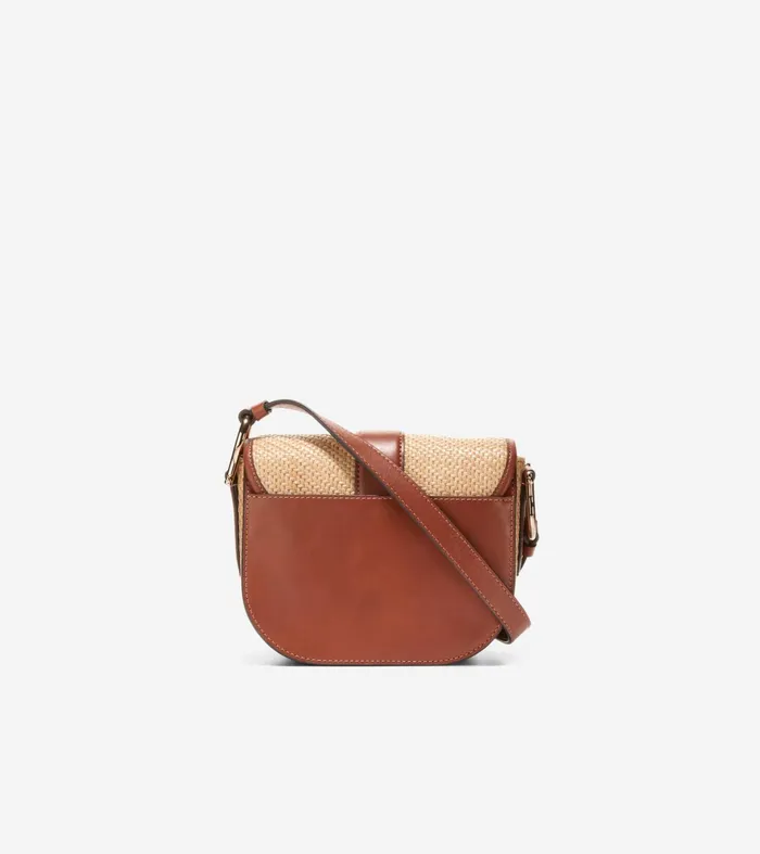 Women Essential Mini Saddle Tan Cole Haan Crossbody Bags