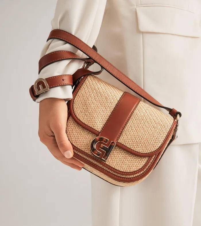 Women Essential Mini Saddle Tan Cole Haan Crossbody Bags