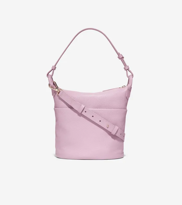 Women Essential Soft Bucket Bag Mauve Cole Haan Shoulder Bags