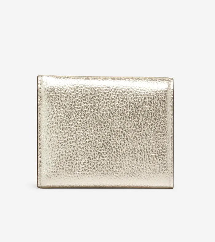Women Essential Wallet Gift Set Gold Cole Haan Wallets and Wristlets