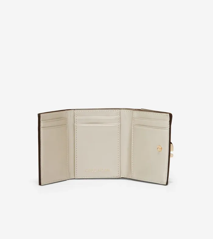 Women Essential Wallet Gift Set Gold Cole Haan Wallets and Wristlets