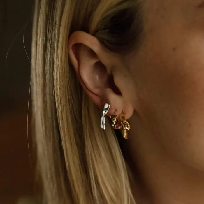 Women Este Lalonde Earrings Daisy London Jewellery Este Lalonde Flow Stud Earrings Sterling Silver