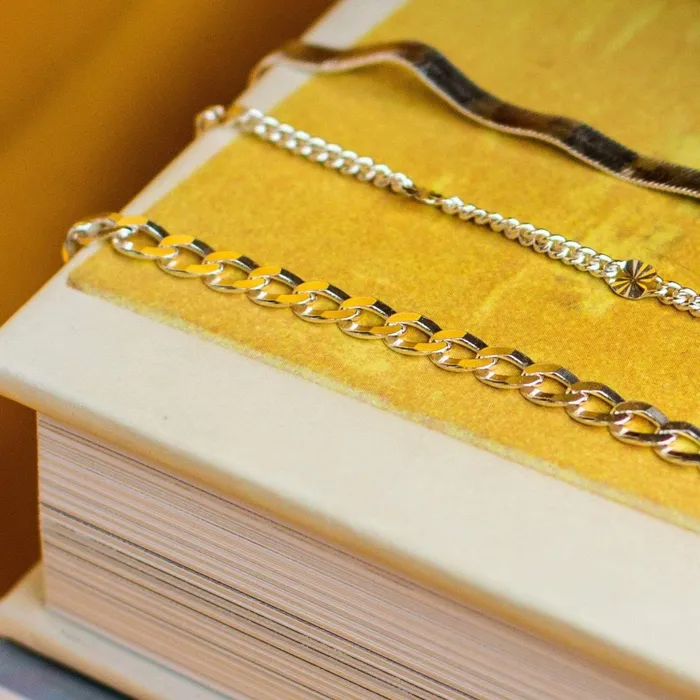 Women Este Lalonde Necklaces Daisy London Jewellery Este Lalonde Curb Chain Necklace Sterling Silver