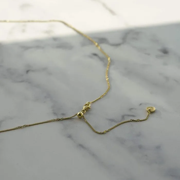 Women Este Lalonde Necklaces Daisy London Jewellery Este Lalonde Forever Chain Necklace 18ct Gold Plate