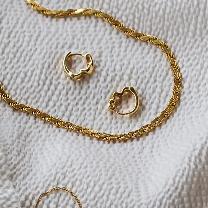 Women Este Lalonde Necklaces Daisy London Jewellery Este Lalonde Intention Chain Necklace 18ct Gold Plate