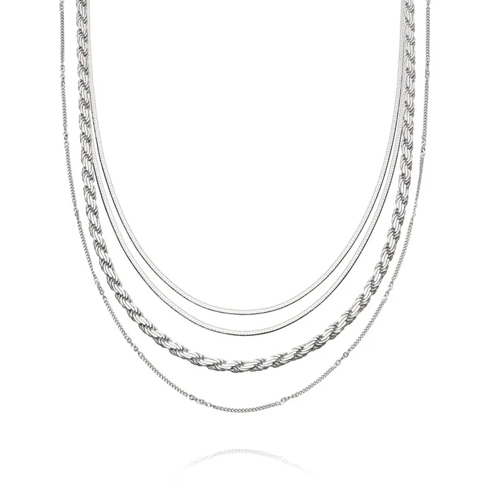 Women Este Lalonde Necklaces Daisy London Jewellery Parallel Intention Necklace Layering Set Women Este Lalonde Necklaces Daisy London Jewellery Parallel Intention Necklace Layering Set