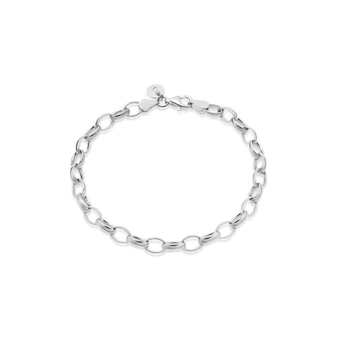 Women Este X Daisy Goddess Daisy London Jewellery Este Lalonde Chunky Chain Bracelet Sterling Silver Women Este X Daisy Goddess Daisy London Jewellery Este Lalonde Chunky Chain Bracelet Sterling Silver