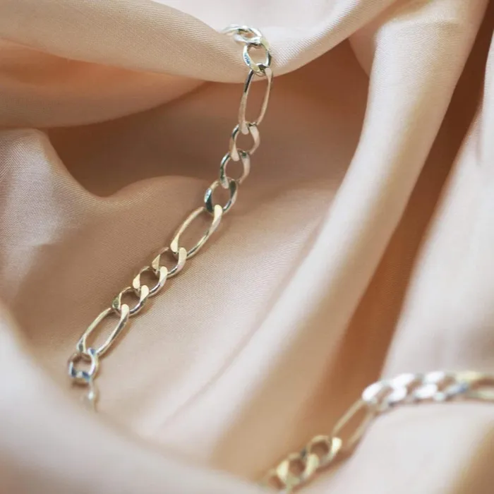 Women Este X Daisy Goddess Daisy London Jewellery Este Lalonde Figaro Chain Bracelet Sterling Silver