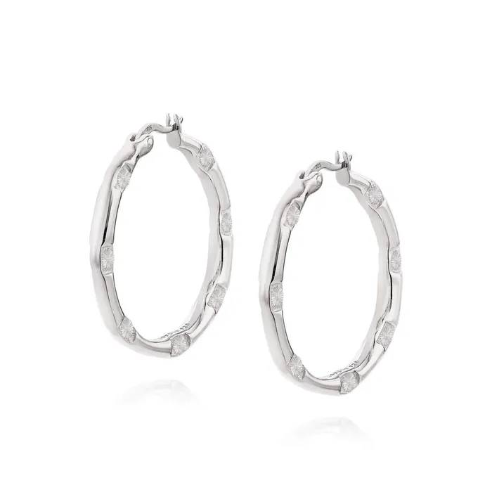 Women Este X Daisy Goddess Daisy London Jewellery Este Lalonde Goddess Glow Hoop Earrings Sterling Silver Women Este X Daisy Goddess Daisy London Jewellery Este Lalonde Goddess Glow Hoop Earrings Sterling Silver