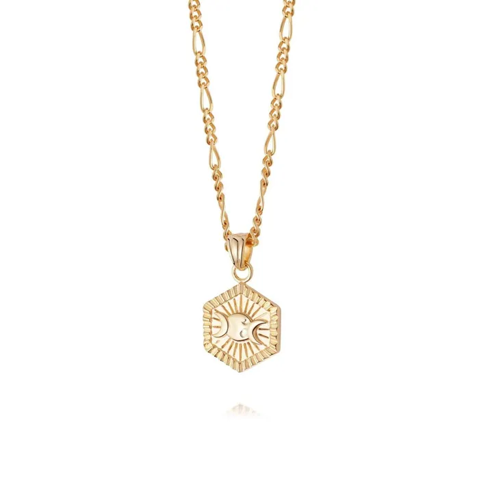 Women Este X Daisy Goddess Daisy London Jewellery Este Lalonde Goddess Hexagonal Necklace 18Ct Gold Plate Women Este X Daisy Goddess Daisy London Jewellery Este Lalonde Goddess Hexagonal Necklace 18Ct Gold Plate