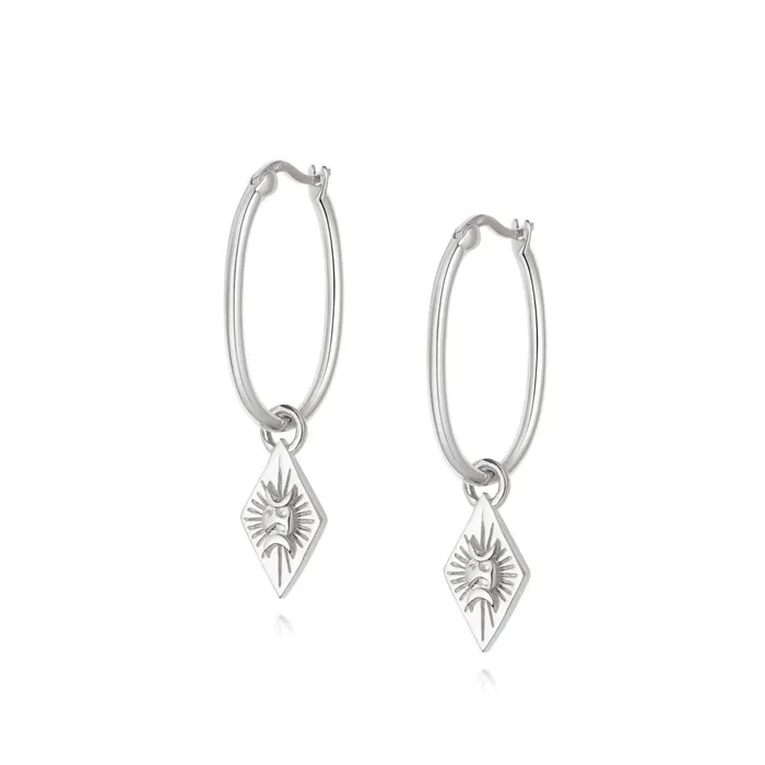 Women Este X Daisy Goddess Daisy London Jewellery Este Lalonde Goddess Hoop Earrings Sterling Silver Women Este X Daisy Goddess Daisy London Jewellery Este Lalonde Goddess Hoop Earrings Sterling Silver