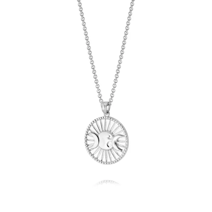Women Este X Daisy Goddess Daisy London Jewellery Este Lalonde Goddess Medallion Pendant Necklace Sterling Silver Women Este X Daisy Goddess Daisy London Jewellery Este Lalonde Goddess Medallion Pendant Necklace Sterling Silver