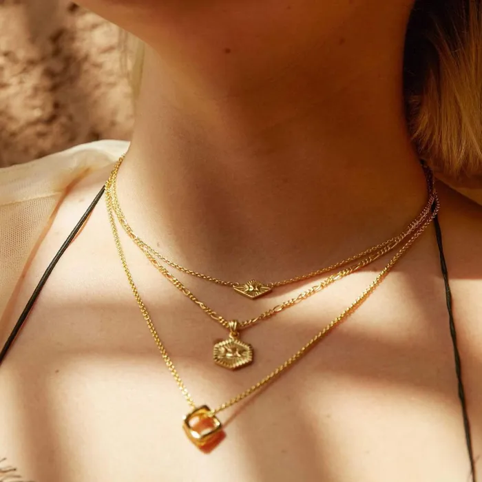 Women Este X Daisy Goddess Daisy London Jewellery Este Lalonde Goddess Necklace 18Ct Gold Plate