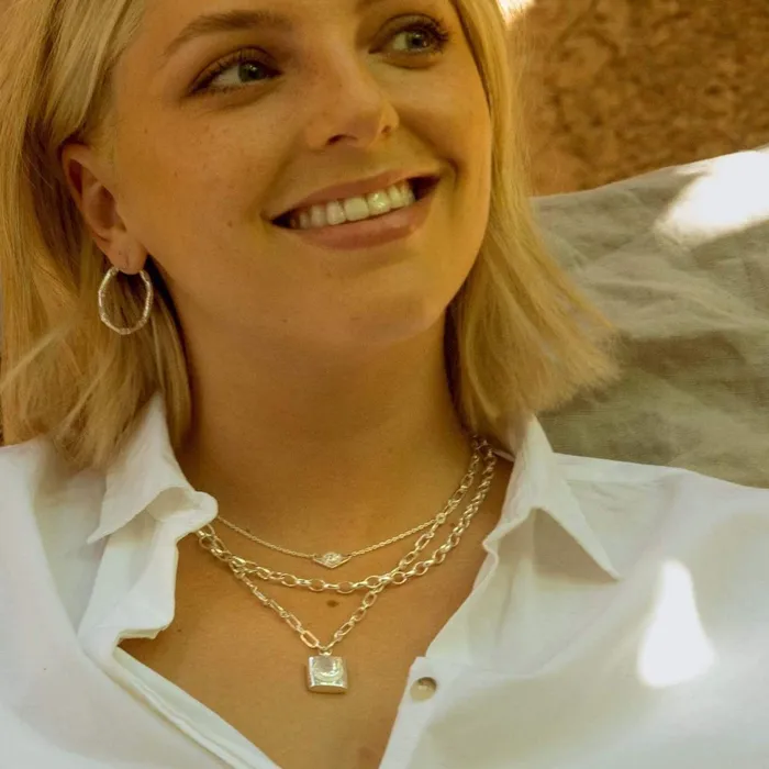 Women Este X Daisy Goddess Daisy London Jewellery Este Lalonde Goddess Necklace Sterling Silver