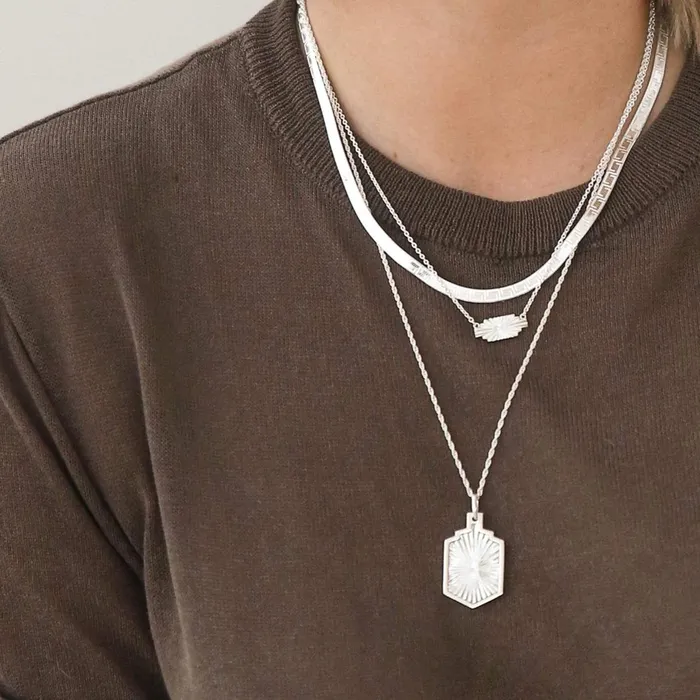 Women Este X Daisy Goddess Daisy London Jewellery Este Lalonde Goddess Snake Chain Necklace Sterling Silver