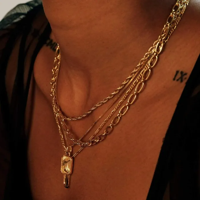 Women Este X Daisy Goddess Daisy London Jewellery Este Lalonde Luna Necklace 18Ct Gold Plate