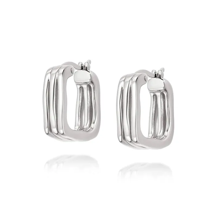 Women Este X Daisy Goddess Daisy London Jewellery Este Lalonde Sisterhood Hoop Earrings Sterling Silver Women Este X Daisy Goddess Daisy London Jewellery Este Lalonde Sisterhood Hoop Earrings Sterling Silver