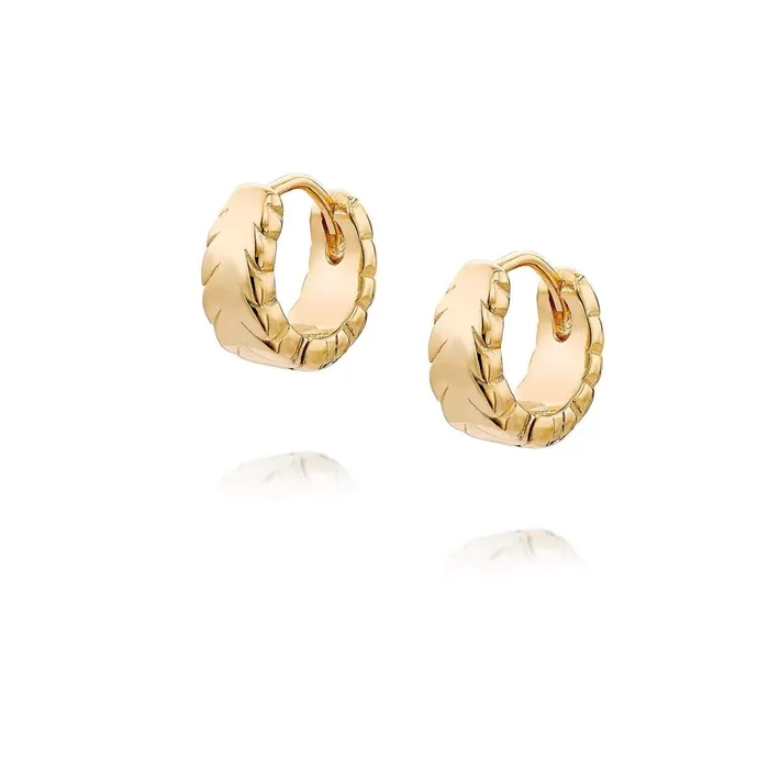 Women Este X Daisy Goddess Daisy London Jewellery Este Lalonde Thea Huggie Hoop Earrings 18Ct Gold Plate Women Este X Daisy Goddess Daisy London Jewellery Este Lalonde Thea Huggie Hoop Earrings 18Ct Gold Plate