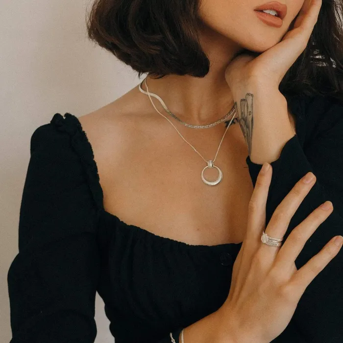 Women Este X Daisy Goddess Daisy London Jewellery Este Lalonde Venus Necklace Sterling Silver